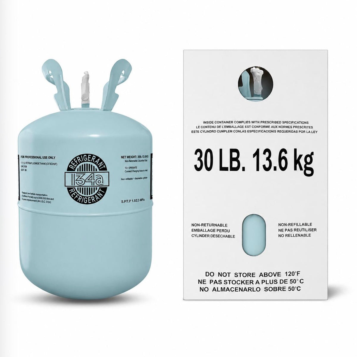 R134A compatible HVAC and refrigeration equipment
